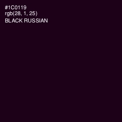 #1C0119 - Black Russian Color Image